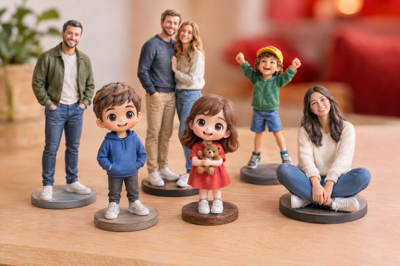 オリジナル3Dフィギュアの制作イメージ